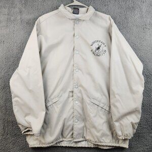 VTG Whitetails Unlimited Bomber Jacket Men's XL Lined Snap Illinois Deer Hunting